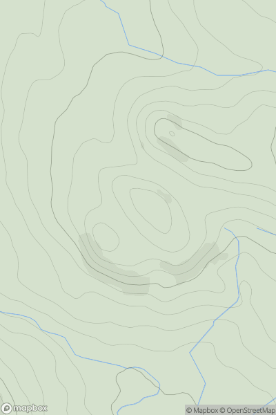 Thumbnail image for Killelan Hill showing contour plot for surrounding peak