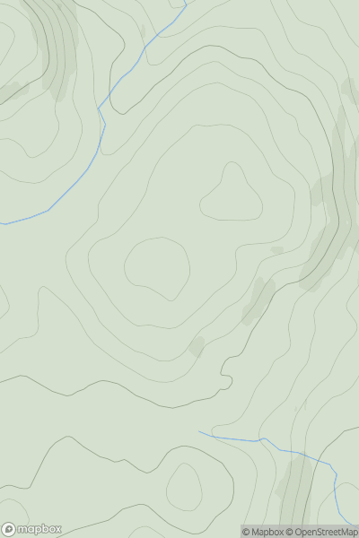 Thumbnail image for Knock Crossibeg showing contour plot for surrounding peak