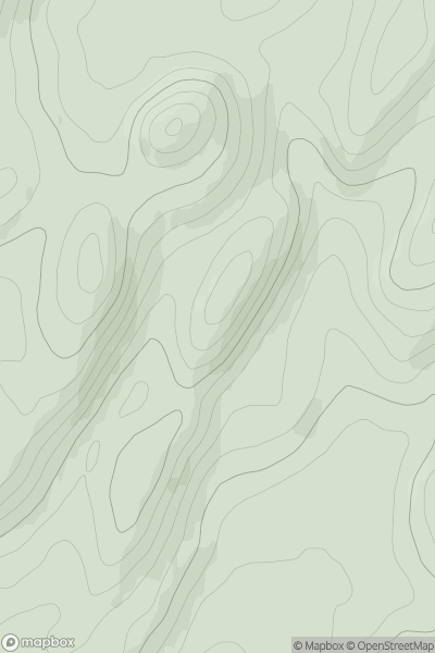 Thumbnail image for Cnoc an Aingil showing contour plot for surrounding peak