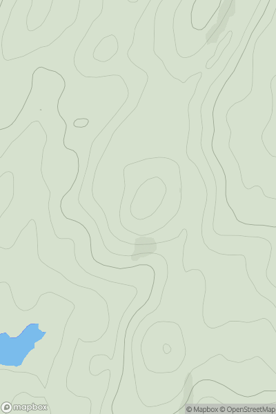 Thumbnail image for Barr na Circe showing contour plot for surrounding peak