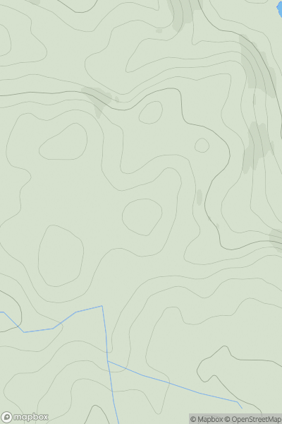 Thumbnail image for Tom nan Aighean showing contour plot for surrounding peak