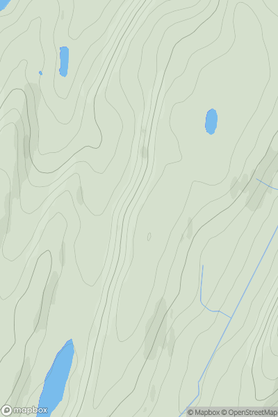 Thumbnail image for Druim nan Gobhar showing contour plot for surrounding peak