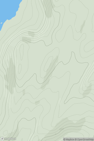 Thumbnail image for Benan Ardifuir East Top showing contour plot for surrounding peak