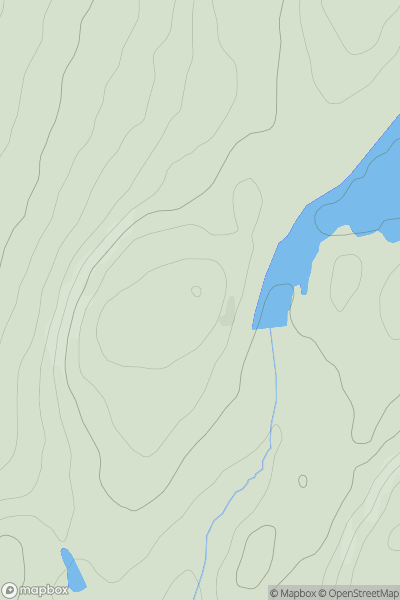 Thumbnail image for Kerryfearn Hill showing contour plot for surrounding peak