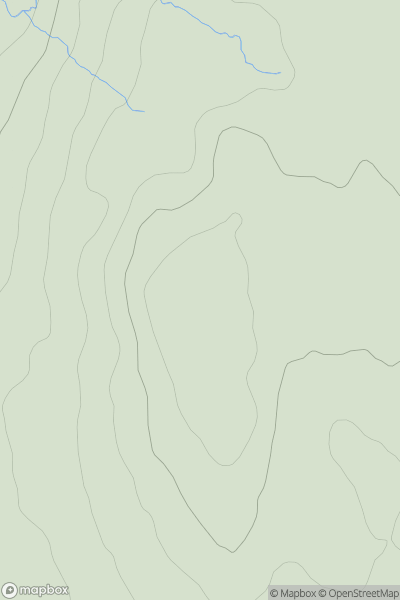 Thumbnail image for Birgidale Hill showing contour plot for surrounding peak