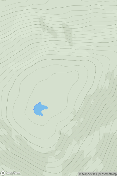 Thumbnail image for Ghlas-bheinn showing contour plot for surrounding peak