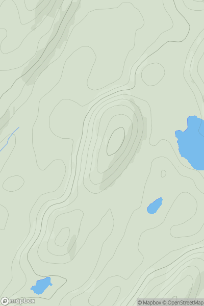 Thumbnail image for Barr of Baroile showing contour plot for surrounding peak