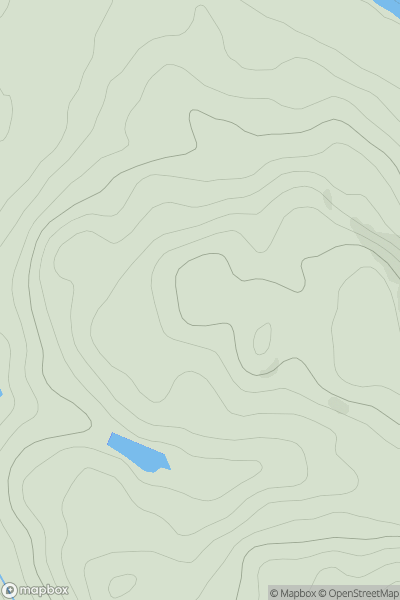 Thumbnail image for Cnoc Ichrachan showing contour plot for surrounding peak