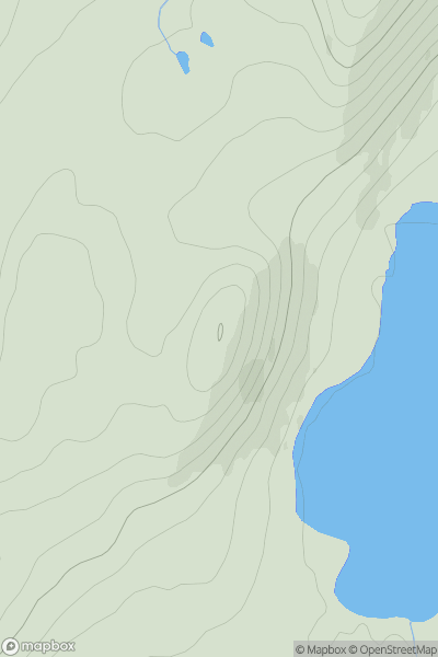 Thumbnail image for Quien Hill showing contour plot for surrounding peak