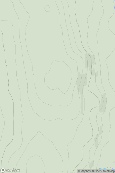 Thumbnail image for Auchadalvorie Muir showing contour plot for surrounding peak