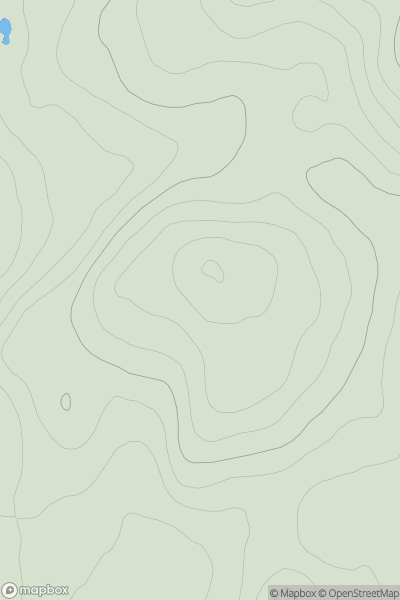 Thumbnail image for Cnoc Pollphail showing contour plot for surrounding peak
