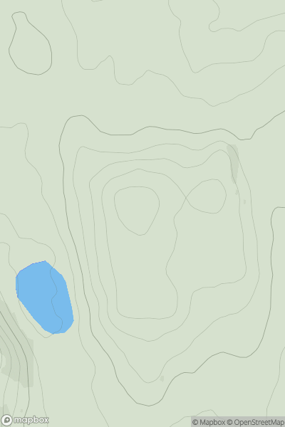 Thumbnail image for Lochan Hill showing contour plot for surrounding peak