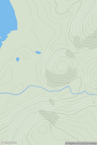 Thumbnail image for Barr nam Mult showing contour plot for surrounding peak