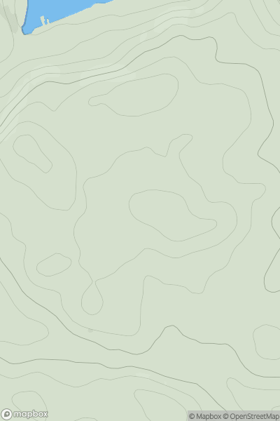 Thumbnail image for Ardnaskie Hill showing contour plot for surrounding peak