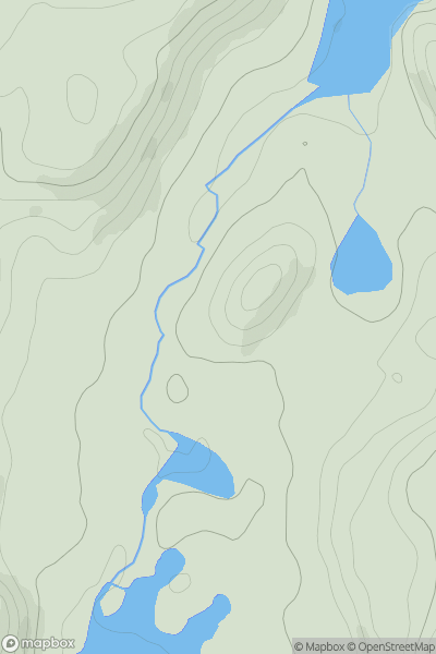 Thumbnail image for Ford Hill showing contour plot for surrounding peak