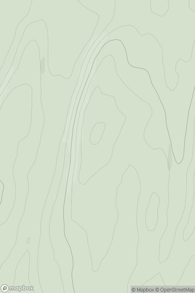 Thumbnail image for Binnein Furachail showing contour plot for surrounding peak