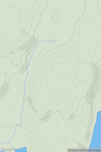 Thumbnail image for Carrick Hill showing contour plot for surrounding peak