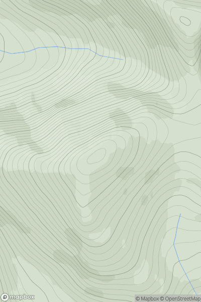 Thumbnail image for Meallan Liath Coire Mhic Dhughaill showing contour plot for surrounding peak