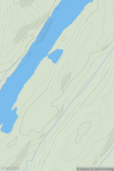 Thumbnail image for Cnoc Gariob showing contour plot for surrounding peak