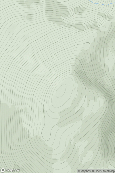 Thumbnail image for Cranstackie showing contour plot for surrounding peak