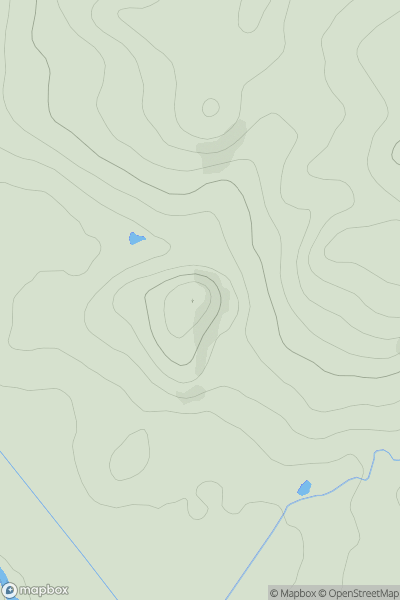 Thumbnail image for Dun na Maraig showing contour plot for surrounding peak