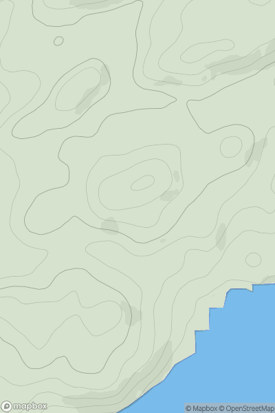 Thumbnail image for Ardcastle Wood showing contour plot for surrounding peak