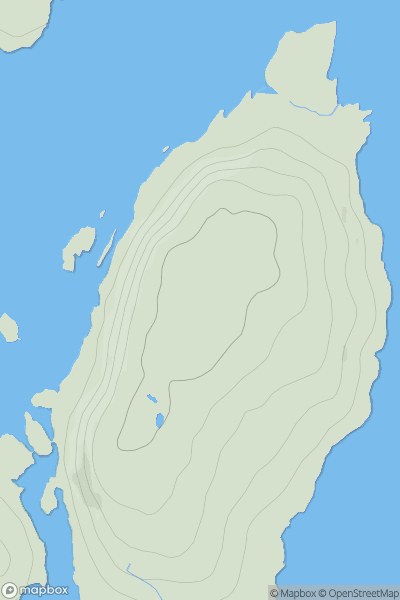Thumbnail image for Torsa showing contour plot for surrounding peak