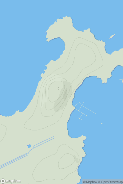 Thumbnail image for Ardantrive Hill showing contour plot for surrounding peak