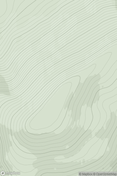 Thumbnail image for Beinn Spionnaidh showing contour plot for surrounding peak