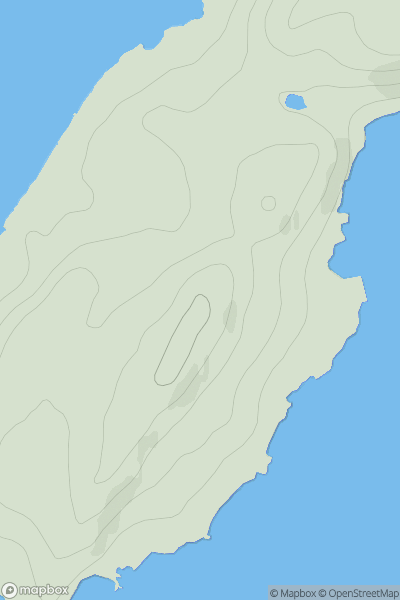 Thumbnail image for Druim Beithe showing contour plot for surrounding peak