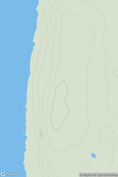 Thumbnail image for Castle Cree showing contour plot for surrounding peak