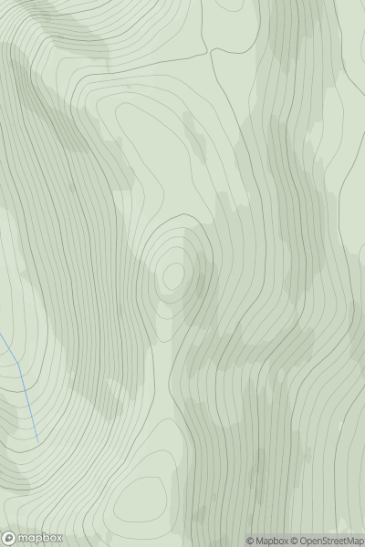 Thumbnail image for Ben Loyal - An Caisteal showing contour plot for surrounding peak