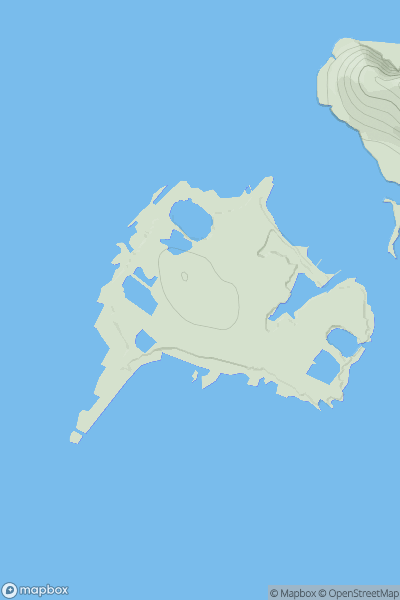 Thumbnail image for Easdale showing contour plot for surrounding peak