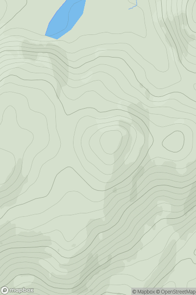 Thumbnail image for Rainberg Mor East Top showing contour plot for surrounding peak
