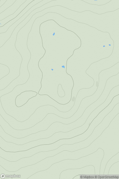 Thumbnail image for Cnoc a' Chapuill showing contour plot for surrounding peak