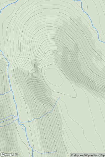 Thumbnail image for Torr Nead an Eoin showing contour plot for surrounding peak