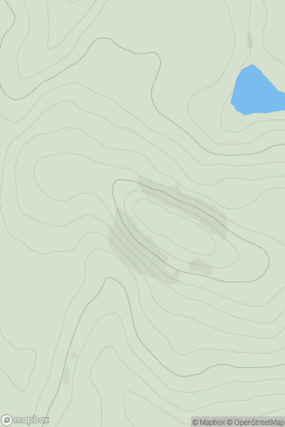 Thumbnail image for Margadale Hill showing contour plot for surrounding peak