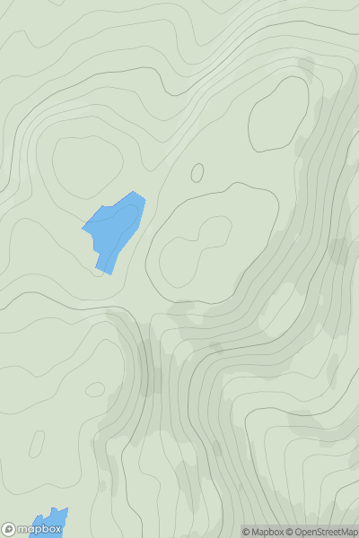 Thumbnail image for Cnoc Loch Braigh a' Choire showing contour plot for surrounding peak