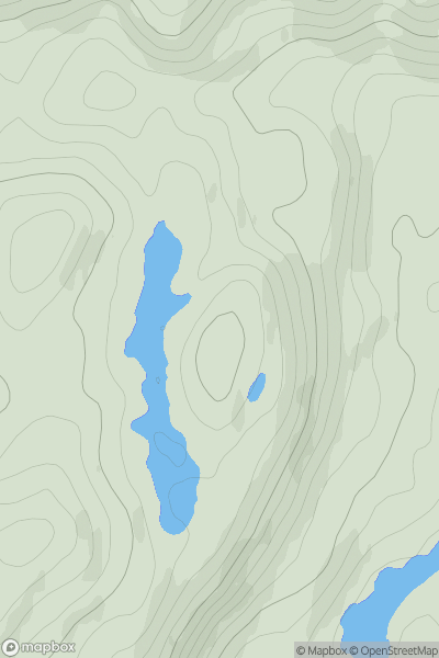 Thumbnail image for Cnoc Loch Fad a' Chruib showing contour plot for surrounding peak