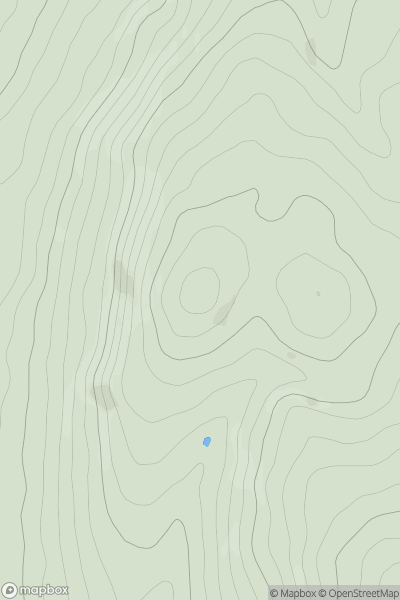 Thumbnail image for Cnoc Ballygowan showing contour plot for surrounding peak