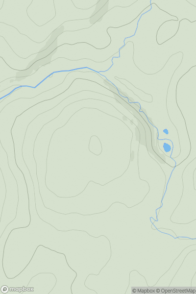 Thumbnail image for Torr Dubh Mor showing contour plot for surrounding peak