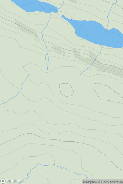 Thumbnail image for Maol Mhor showing contour plot for surrounding peak