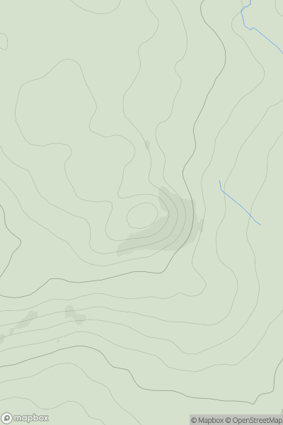 Thumbnail image for Borraichill Mor showing contour plot for surrounding peak