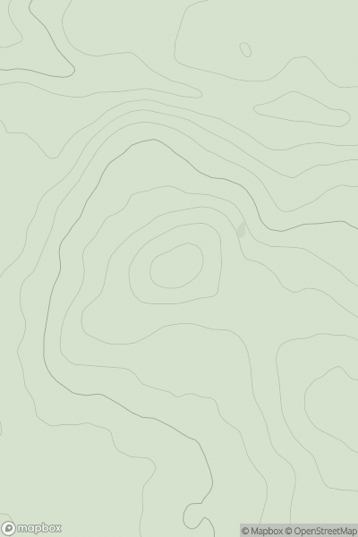 Thumbnail image for Cnoc a' Chromain showing contour plot for surrounding peak