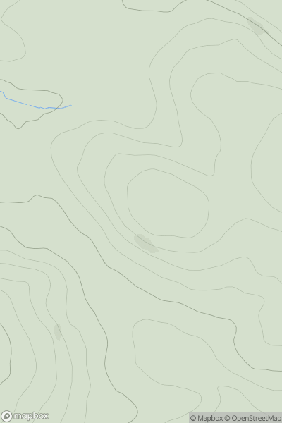 Thumbnail image for Maoile Mhor showing contour plot for surrounding peak