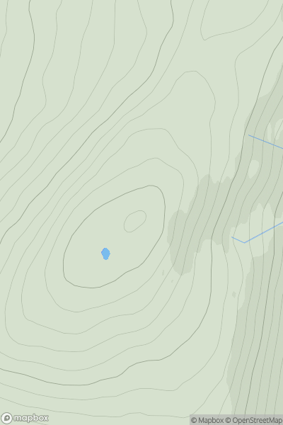 Thumbnail image for Meadie Ridge showing contour plot for surrounding peak