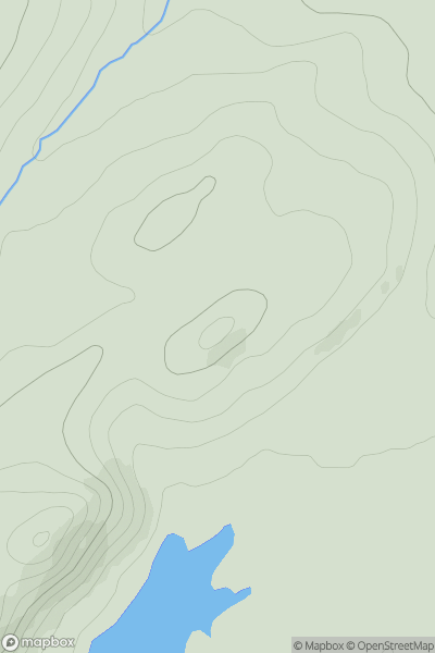Thumbnail image for Leac Eidhne showing contour plot for surrounding peak