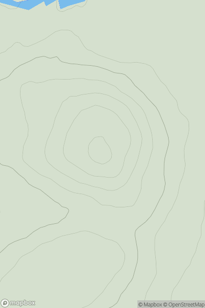Thumbnail image for Sliabh Mor showing contour plot for surrounding peak