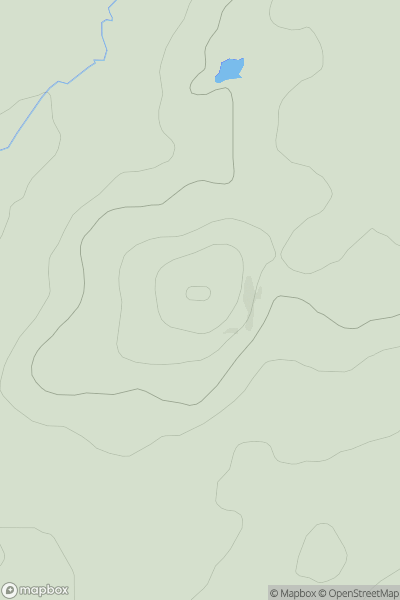 Thumbnail image for Borichill Mor showing contour plot for surrounding peak
