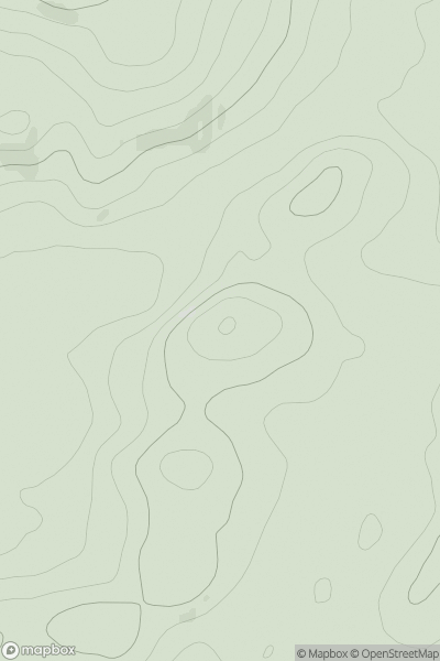 Thumbnail image for Carn Airigh Shomhairle showing contour plot for surrounding peak